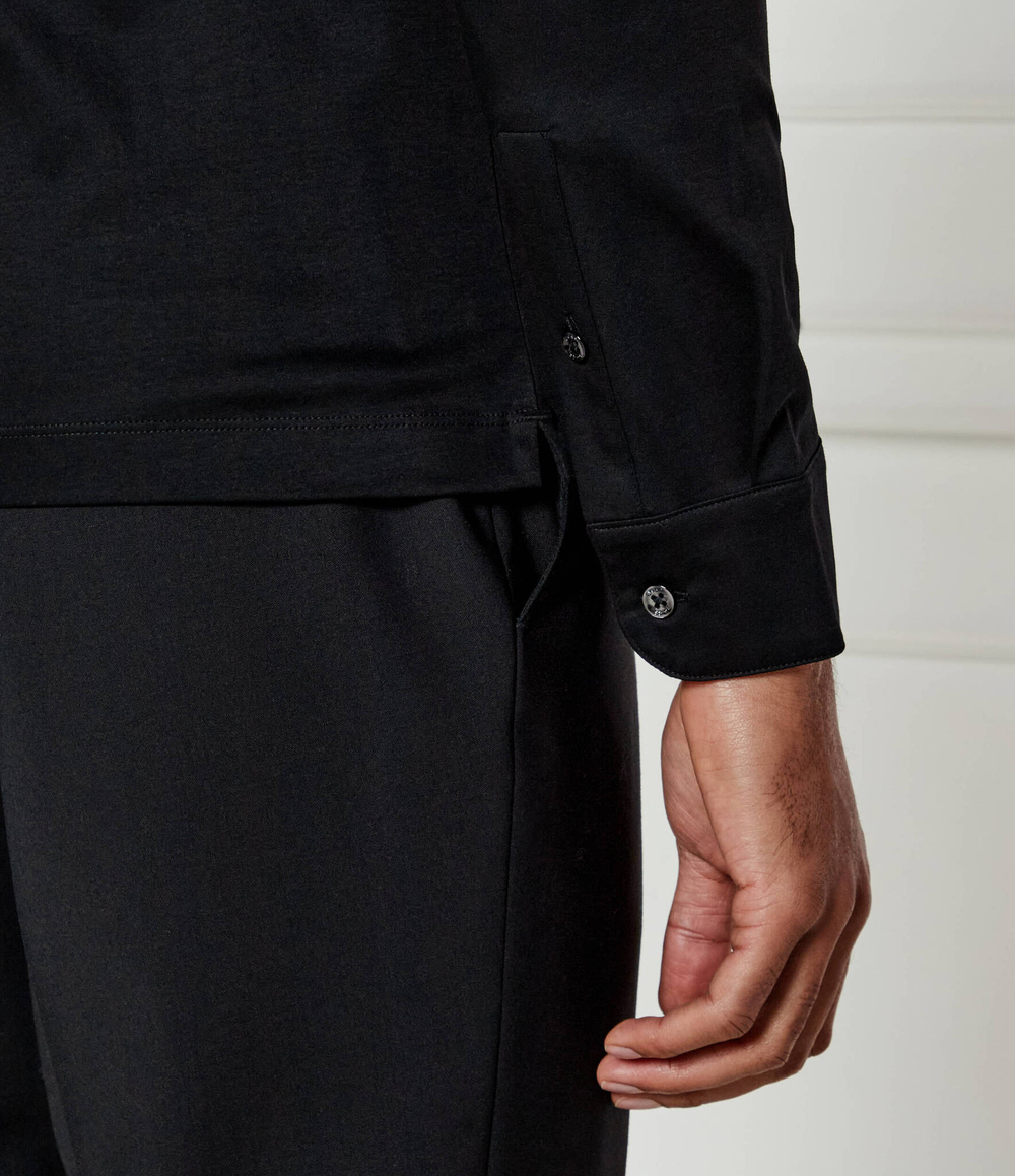 Поло H-Pleins 17 BOSS BLACK - черный(50533572)