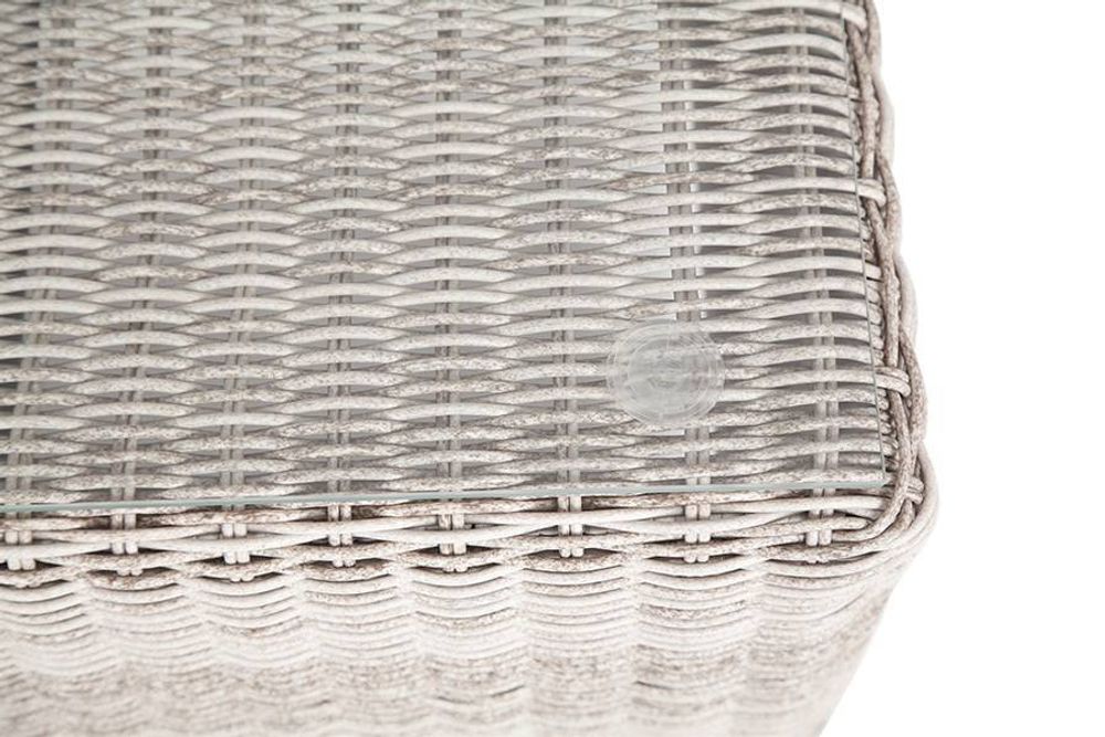 "Кон Панна" столик журнальный из искусственного ротанга, цвет бежевый