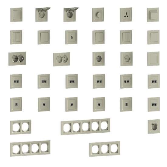 Рамка 1-я,  Wave шампань,  серия A07