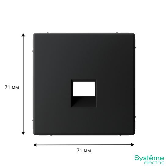 Накладка информационная ArtGallery типа Keystone карбон SE GAL001084