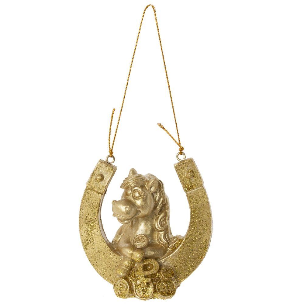 GAEM Фигурка декоративная подвесная "Лошадка", L6,5 W3,5 H6,5 см, 2в.