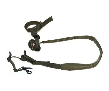 Ремень для ружья тактический трехточечный с плечевой накладкой (олива) WARTECH
