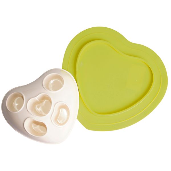 Миска SuperDesign силиконовая для медленного поедания, светло-зеленая