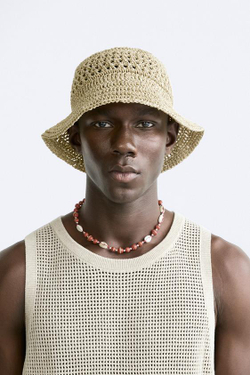 ZARA ОЖЕРЕЛЬЕ ИЗ КОНТРАСТНЫХ БУСИН, РАЗНЫЕ