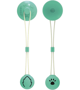 Игрушка для кошек с дозатором для угощений Листочек с кошачьей мятой  11,5*10,5*4см, Mpets 20602599