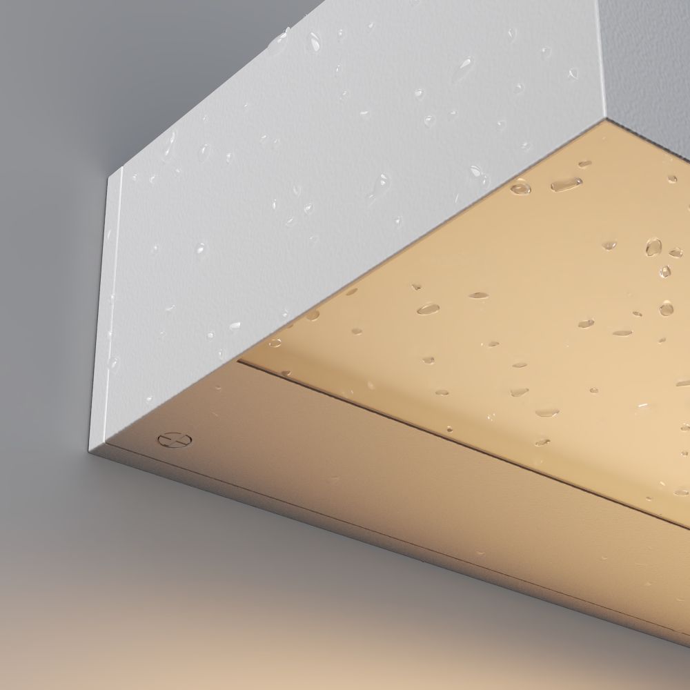 Уличный настенный светодиодный светильник Maytoni   O428WL-L10W3K