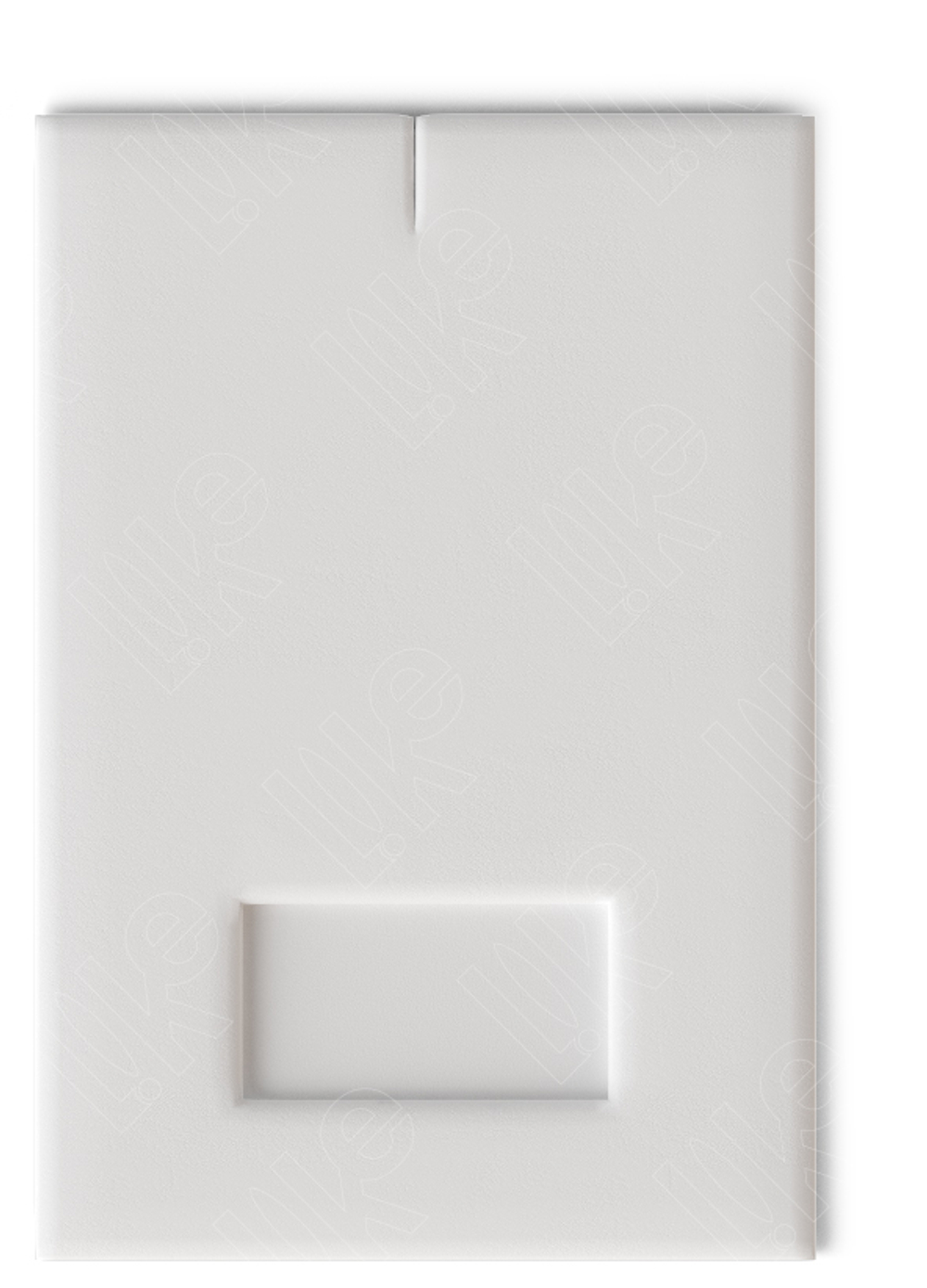 Вкладыш 05/наклонный/для серег/2 прорези посередине/окошко для бирки/прорезь для нитки