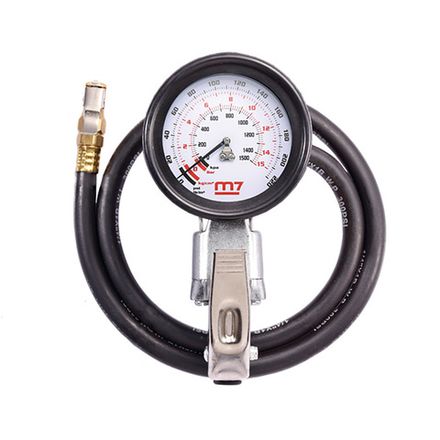 Цена на MIGHTY SEVEN (SB-423) Пистолет для подкачки шин с манометром, 15 бар