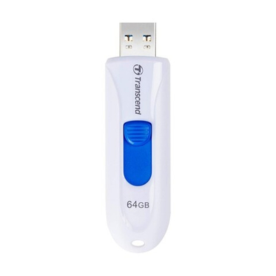 Флеш накопитель 64GB Transcend JetFlash 790, USB 3.1, Белый