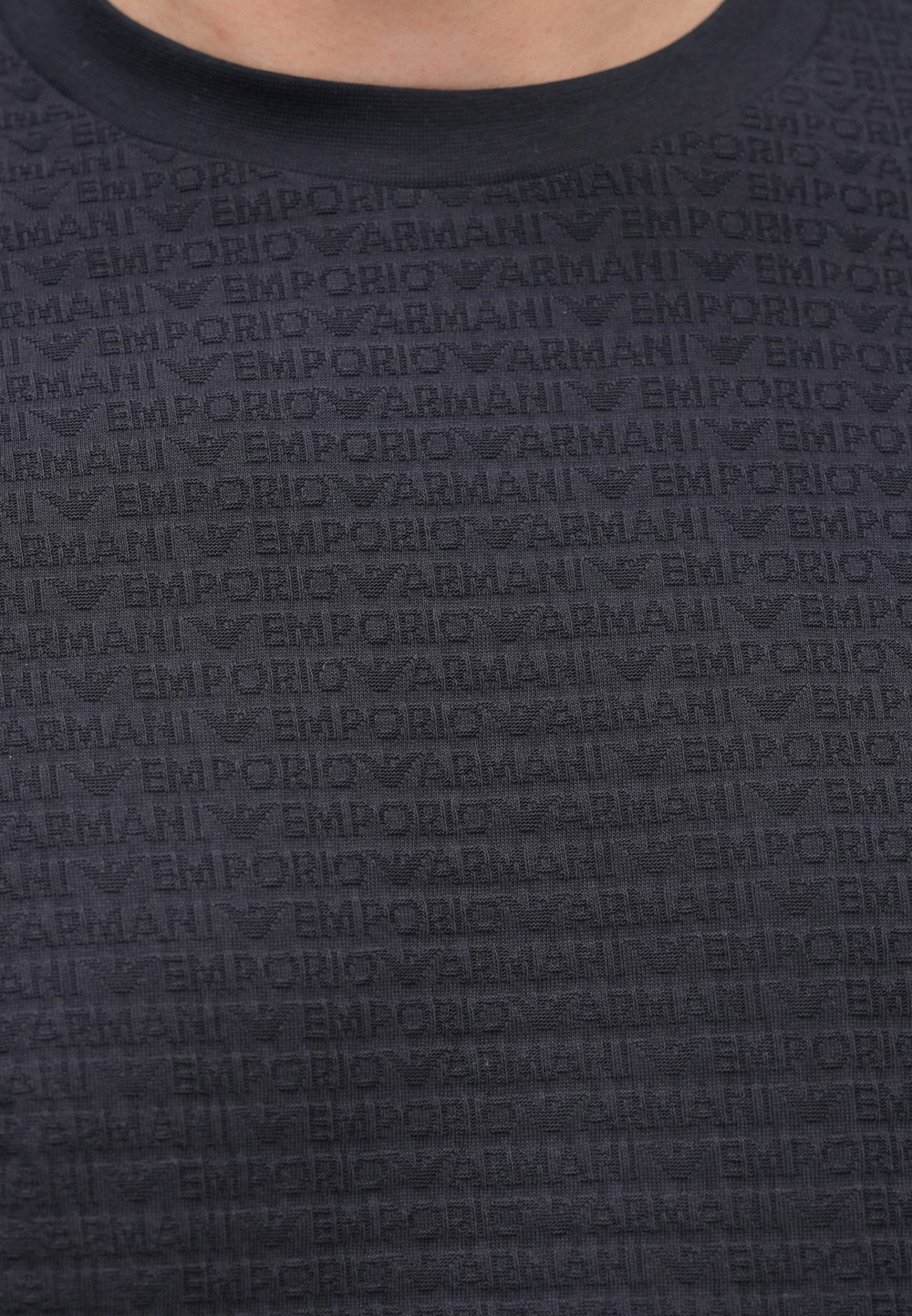 Emporio Armani Футболка с принтом - Синий
