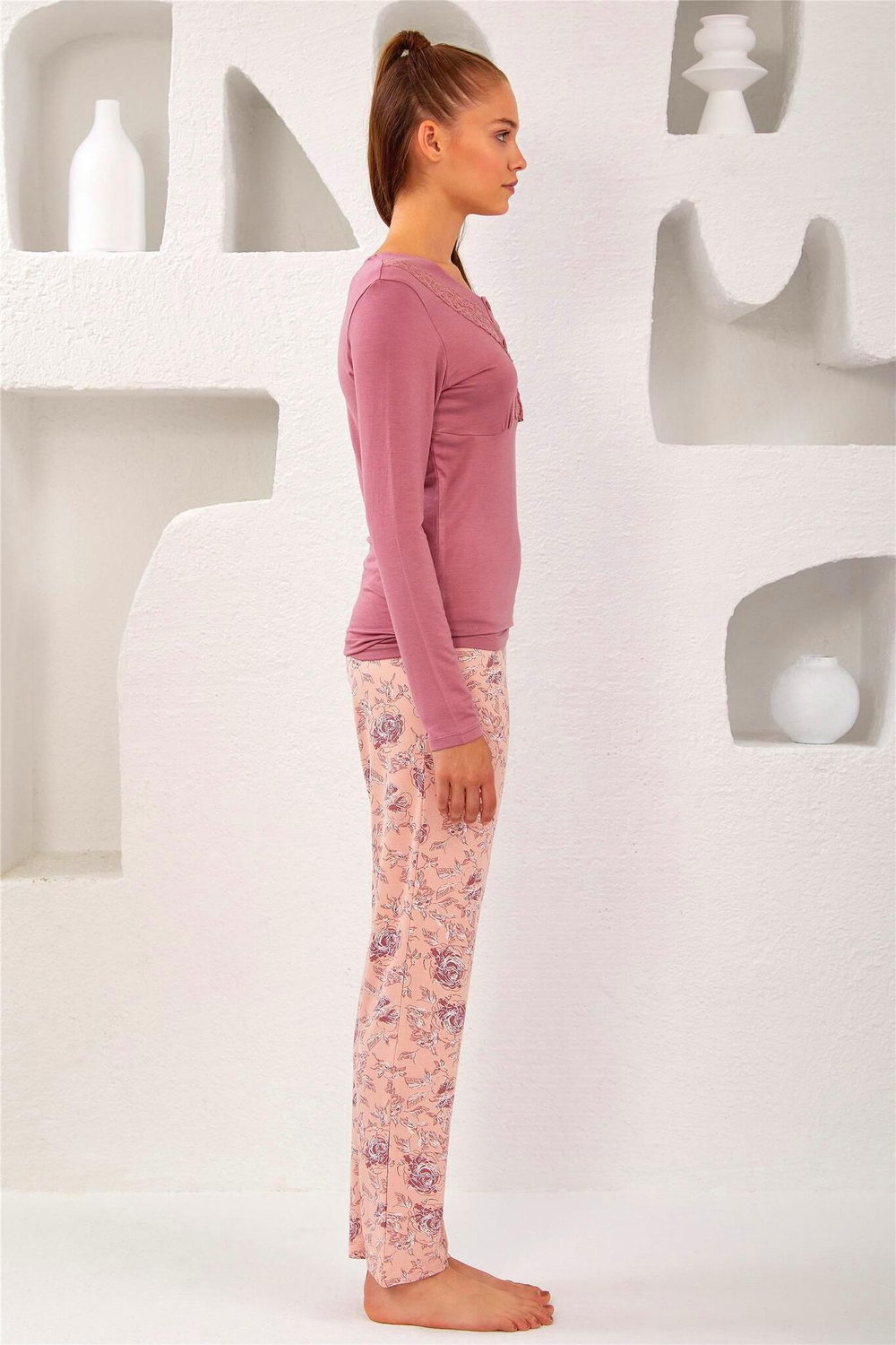 RELAX MODE - Женская пижама с брюками - 10762