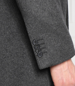 Хлопковое пальто storvik Oscar Jacobson - графитовый(71269049)