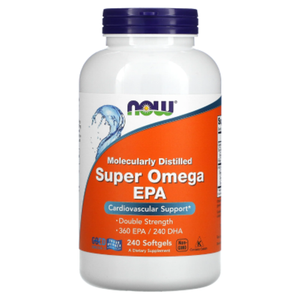 NOW Super Omega EPA 1200 мг 360/240 240 гелевых капсул