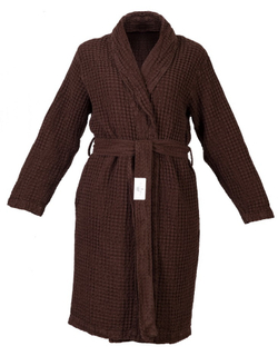 Элитный халат вафельный Pousada 772 Dark Brown от Abyss & Habidecor Португалия