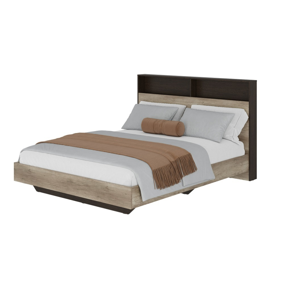 Кровать  "Энигма" КР-16 дуб каньон/венге