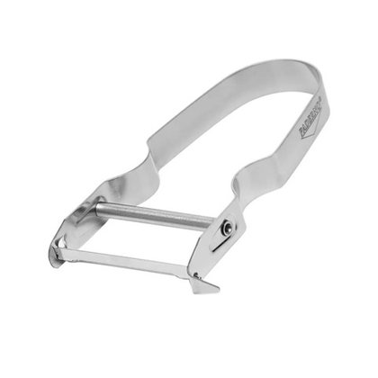 Нож д/чистки картофеля; сталь; L=110,B=65мм; металлич. Paderno Италия 4070430 (10013160/030723/3300685 , Китай)