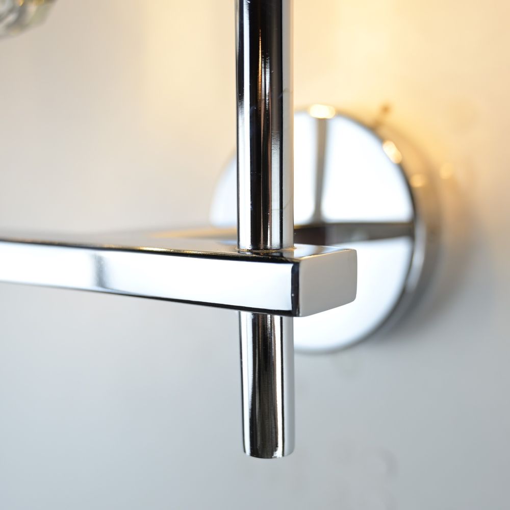 Бра Boule De Cristal Double Sconce Chrome By Imperiumloft