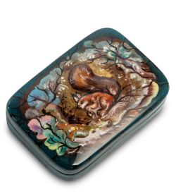 Народные промыслы ШК-30/ 01 Шкатулка «Белочка» 8,0,х5,5