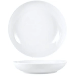 Тарелка фарфоровая глубокая 20,5см «Универсал» Белье