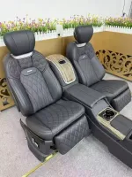 Сиденья капитанские кресла задние для Toyota Land Cruiser 300 LC300 / Lexus LX600 Тойота Лексус кожаные белые кресла сиденье