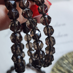 Обсидиан природный, фантазийная огранка, размер 10мм, штучно