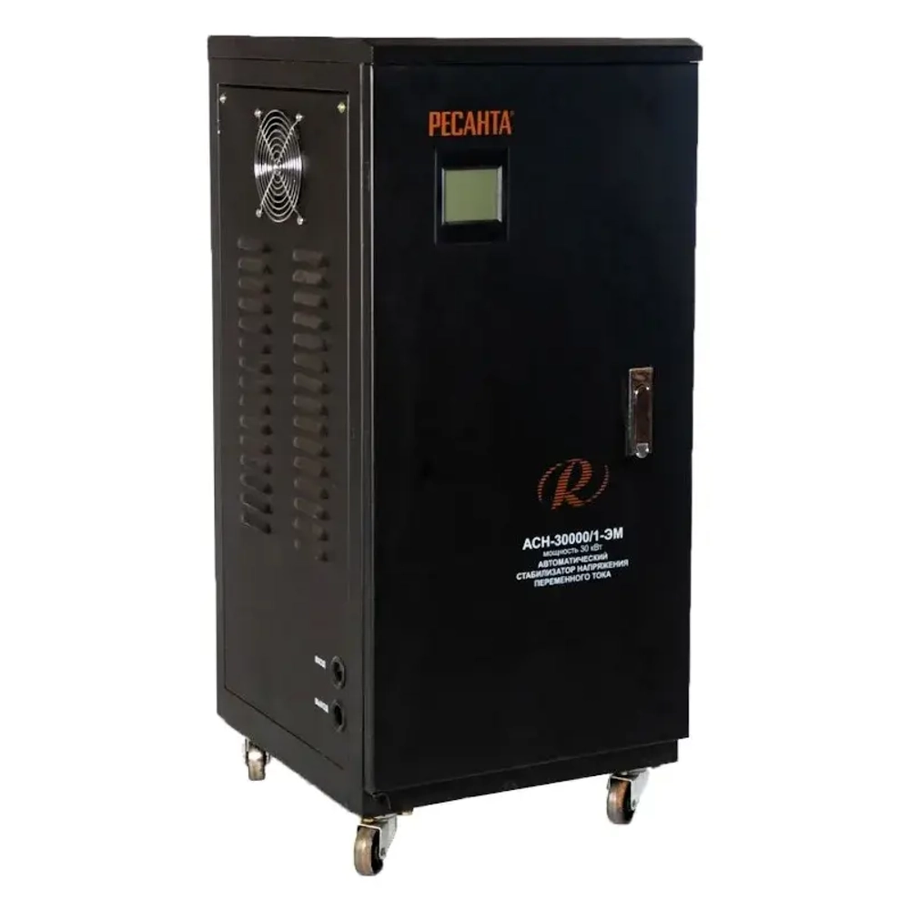 Ресанта АСН-30000/1-ЭМ однофазный стабилизатор напряжения 63/3/3