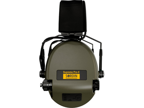 Наушники активные Sordin (MSA) Supreme Pro-X Slim, хаки, оголовье-кожа (SOR74302-X/L-S)