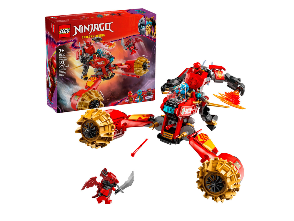 LEGO Ninjago 71830 «Боевой робот Кая “Всадник бури”» — динамичные сражения