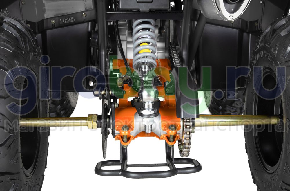 Бензиновый квадроцикл WHITE SIBERIA BARS 200CC PRO (Черный) фото №11