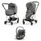 Детская коляска Cybex Mios 3 в 1 Mirage Grey Rosegold