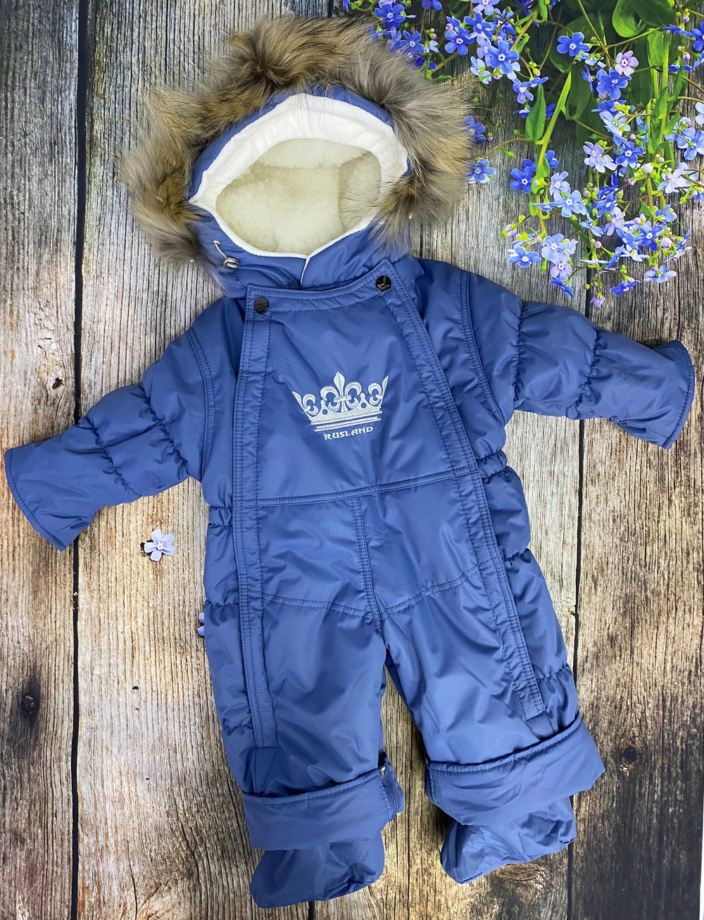 Комбинезон-трасформер детский 2в1 "Корона" , модель: 20-22 (Размер: 80)