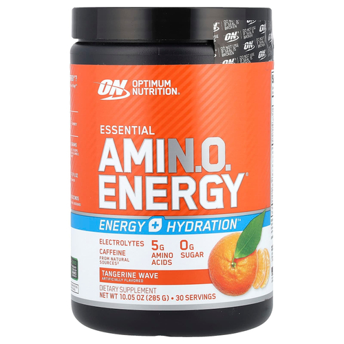 Optimum Nutrition, Essential Amin.O. Energy®, Tangerine Wave, 285 г (10,05 унции)
