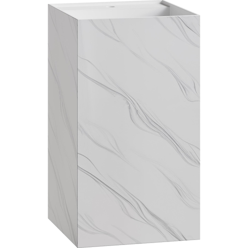 Раковина напольная Boheme Cube 802-CLCT 48х48х85 Corian Calacatta