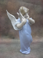 Статуэтка. Фарфор. Ангел с лирой. Lladro. Испания