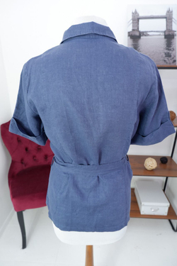 Блузка льняная 46 размер