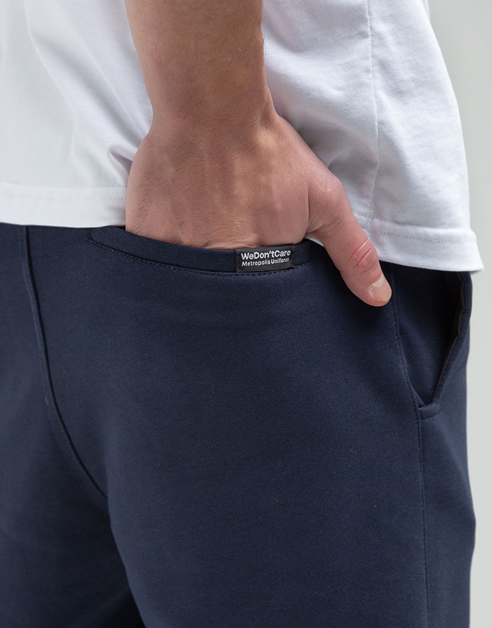 Спортивные Штаны We Don’t Care Nylon Trim Cargo Sweatpants Navy