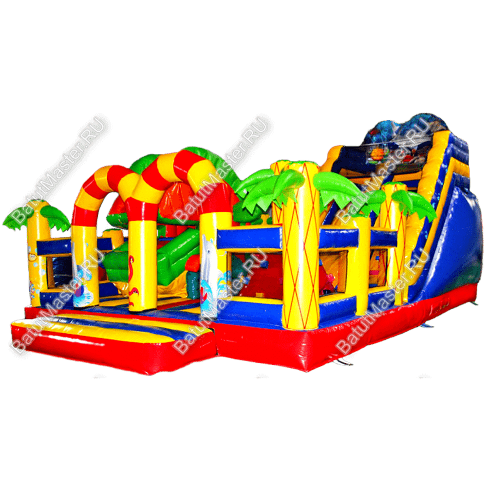 Надувной батут "Тропикана мини", 8*6*5 м