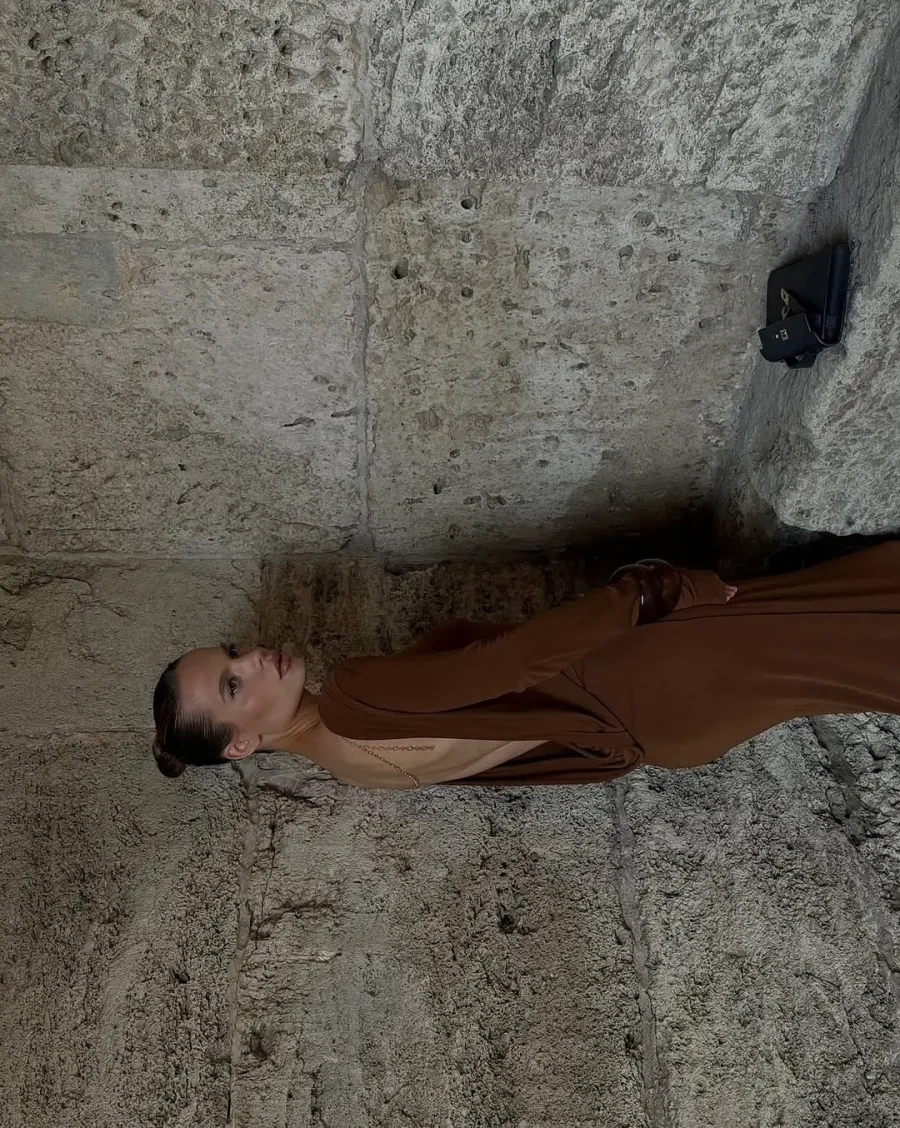 Платье Sunset maxi, Коричневый