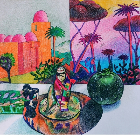 Репродукция на фотобумаге "Зов востока"