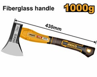 Топор с фибергласовой рукояткой 1000 гр. SUPER INGCO HAX0811000
