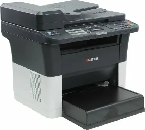 МФУ лазерное KYOCERA FS-1025MFP, ч/б, A4, белый/черный