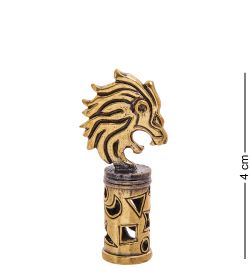 AM-3577 Наперсток-карандаш «Знак зодиака-Лев» (латунь)