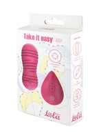 Виброшарики с циркуляцией на пульте управления Take it Easy Ray Pink 9021-10lola