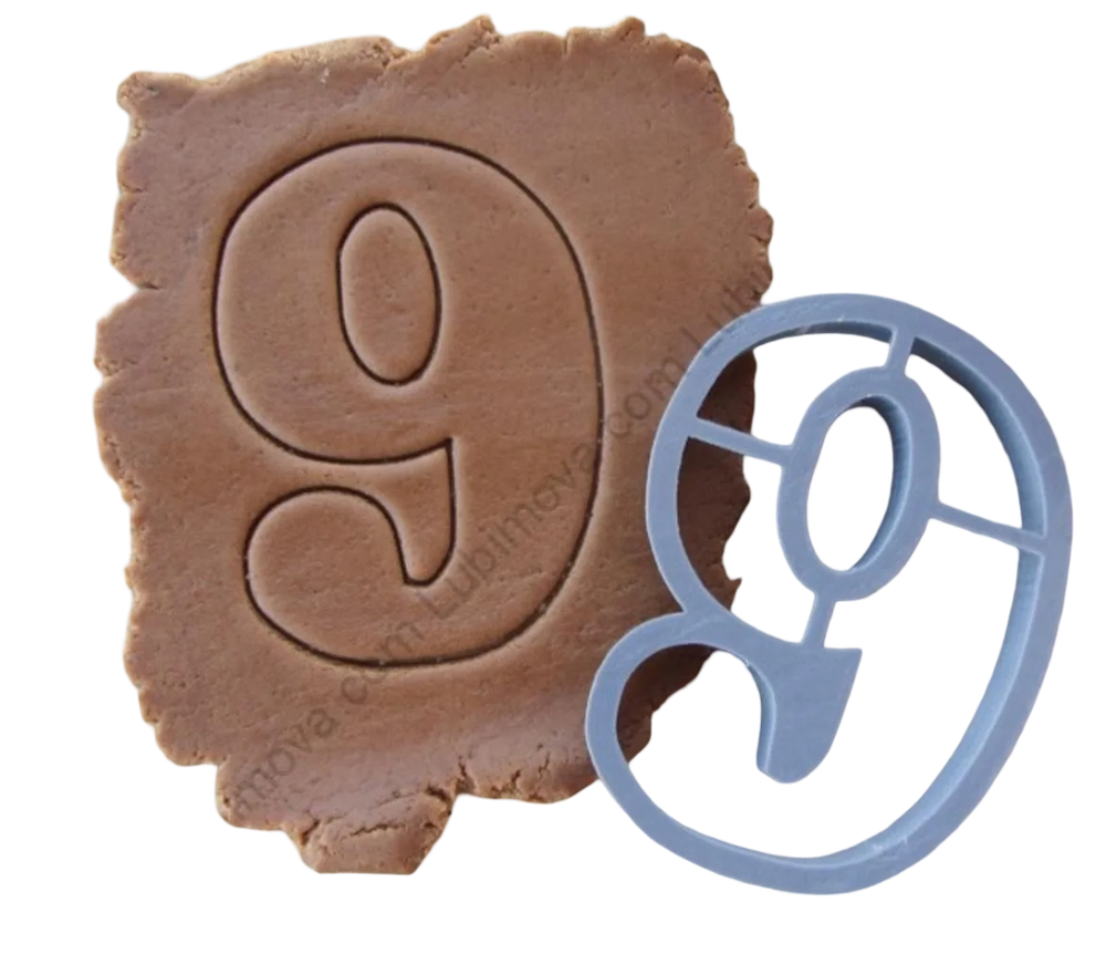Форма "Цифра 9" 10 см