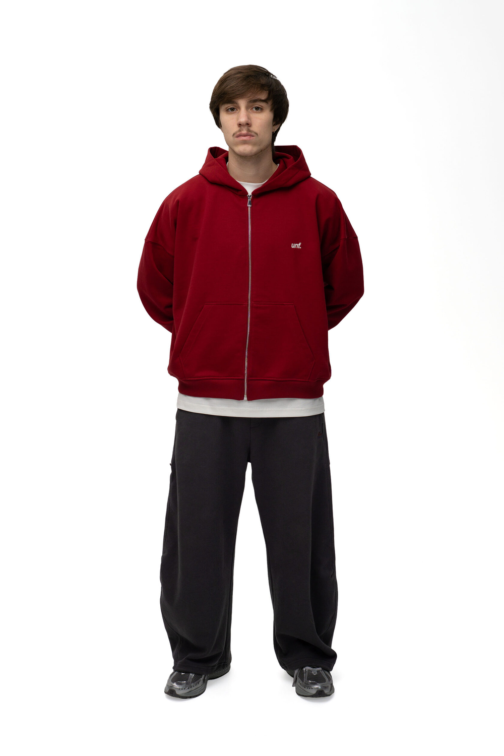 Худи UNIFORM Heavy Zip unf., Бордовый