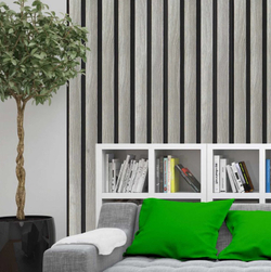 Реечная панель ПВХ Ривьера Грей 125х3000 мм