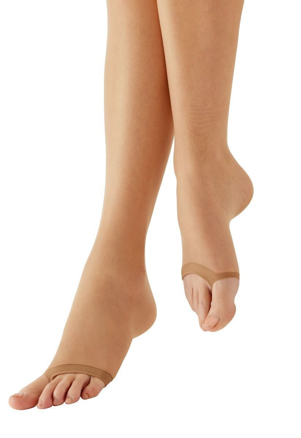 Колготки под босоножки с открытыми пальчиками (Размер: S-M) (Цвет: телесный)
