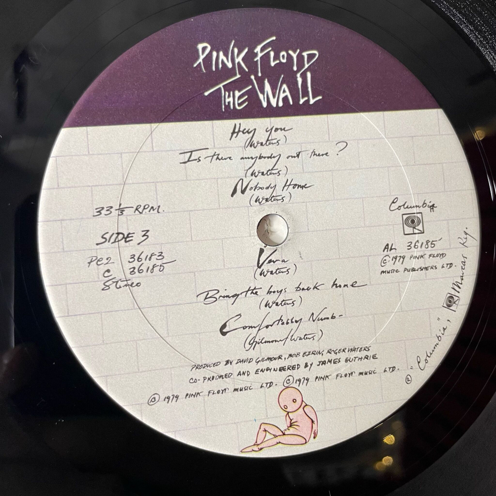 Винтажная виниловая пластинка LP Pink Floyd The Wall (USA 1979) Hey You