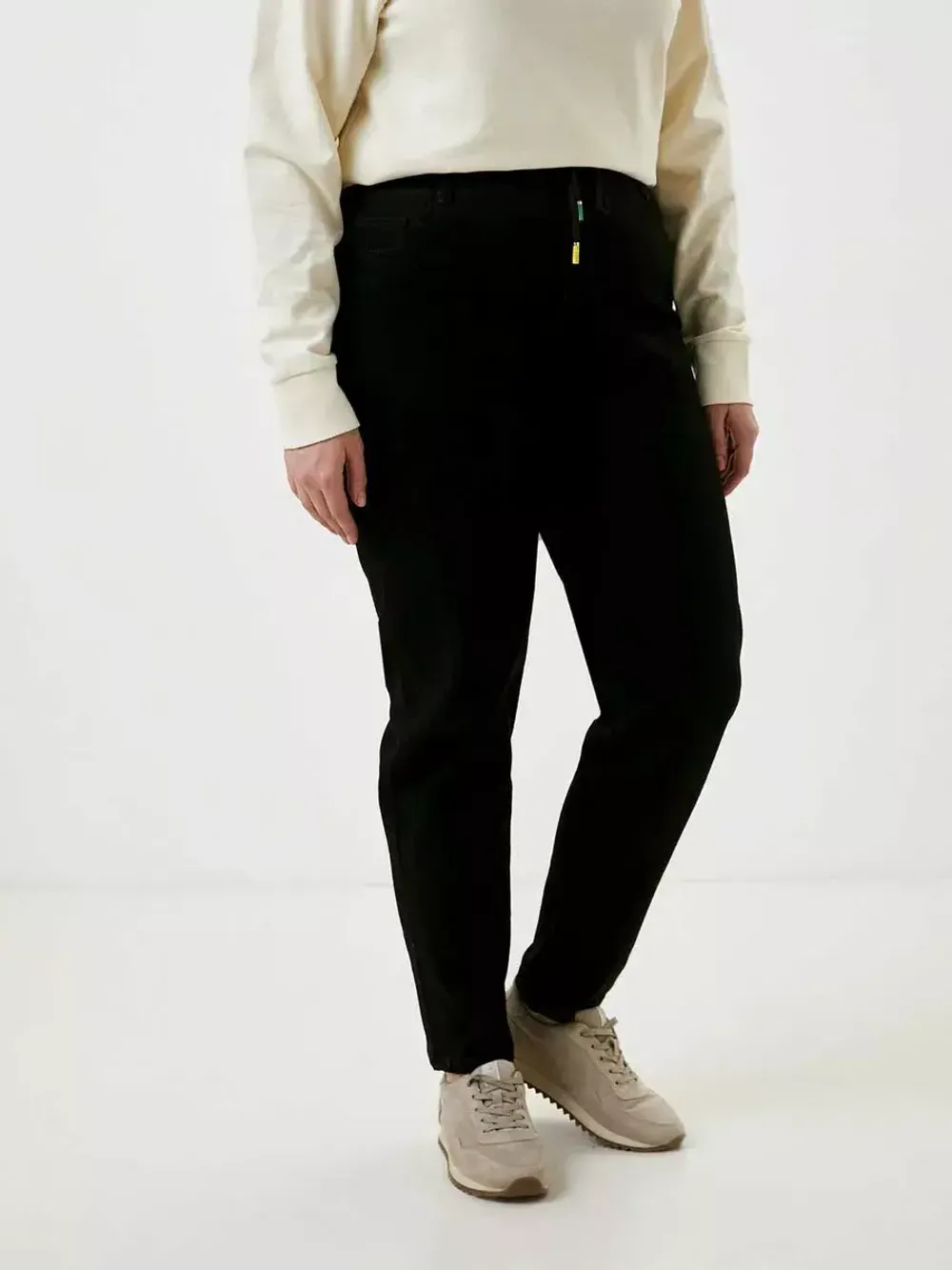 Джинсы на резинке больших размеров