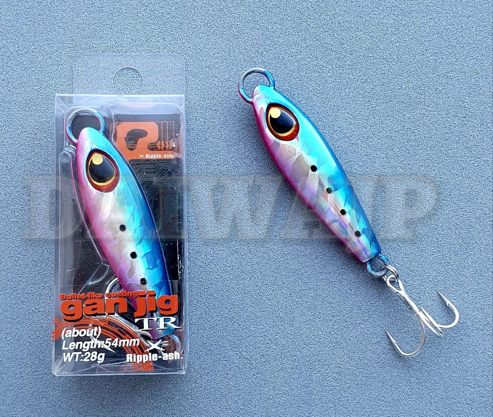 Пилькер TSURUGIYA GAN JIG 28g Blue Pink